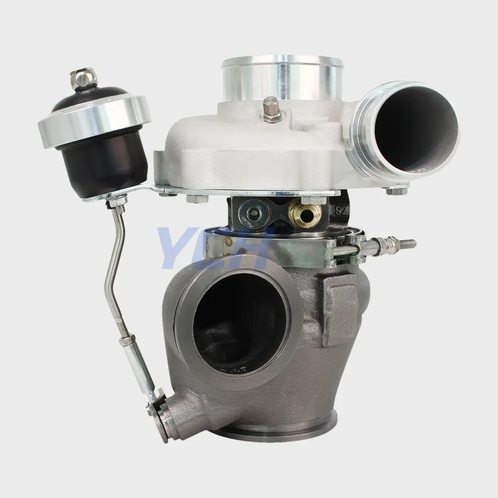 Reverse Rotation G25-660 Billet Ball Bearing Turbo Wastegated 0.49, 0.72 Dual Vband - Image 3